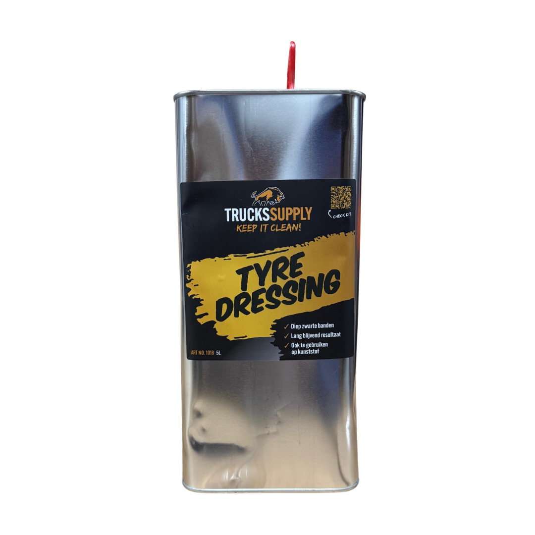 Verpakking van 5 liter banden zwart