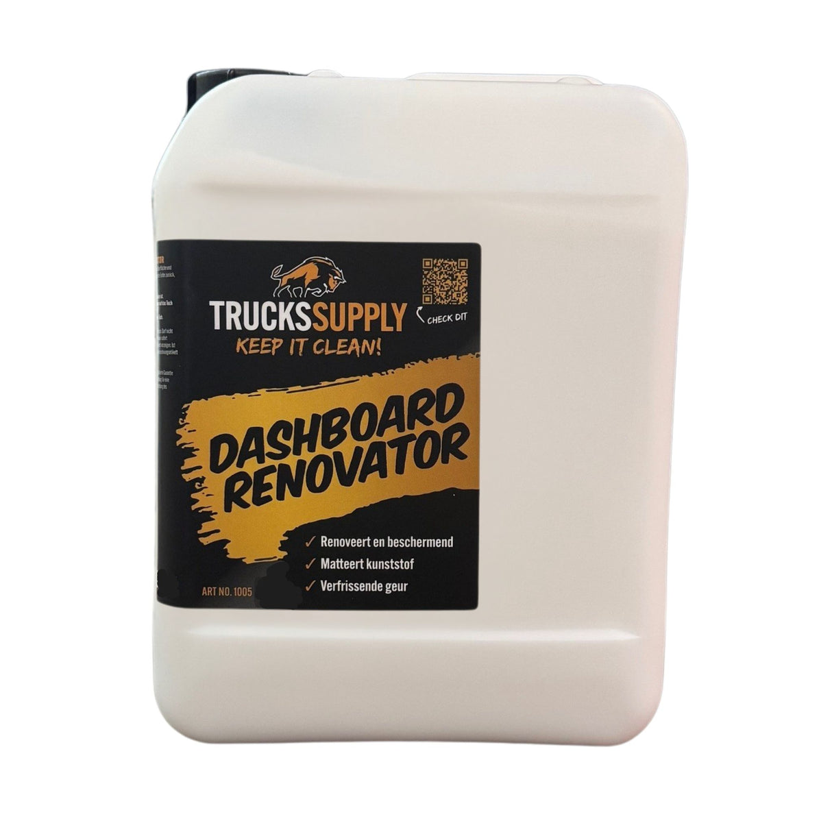 Vrachtwagen dashboard dressing schoonmaken