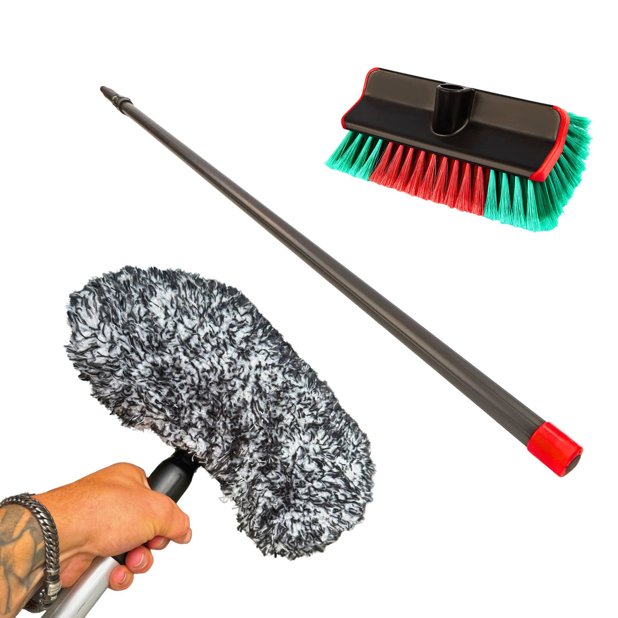 Vrachtwagen wasborstel pakket