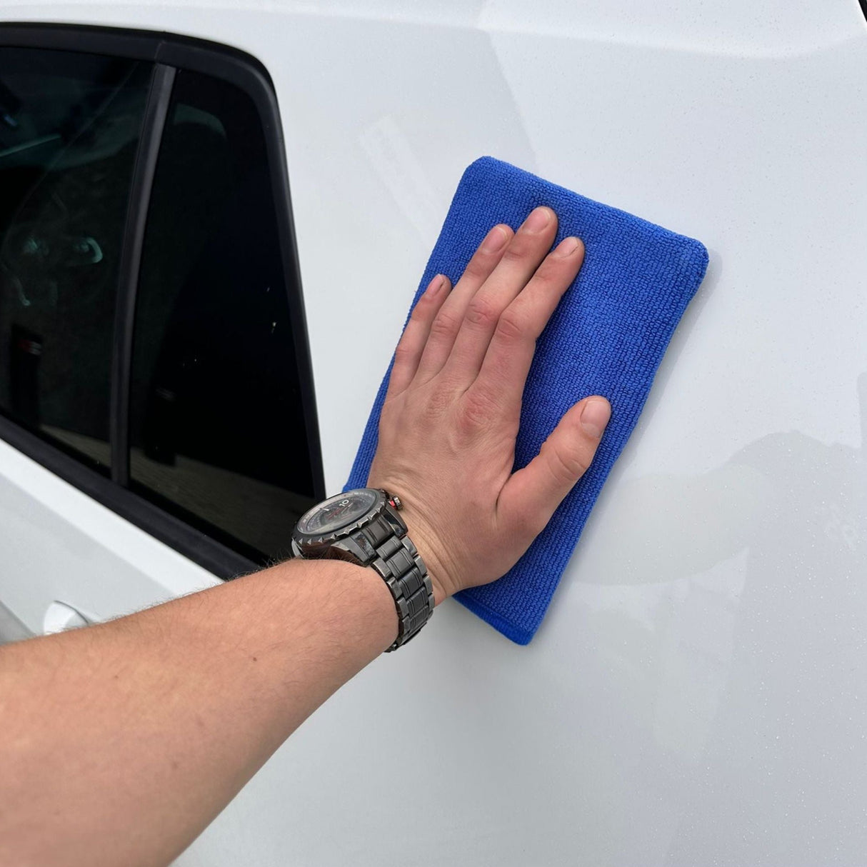 klei handschoen detail handschoen