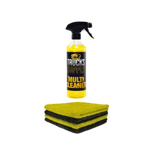 Multi Cleaner + 4 Pack Doeken Set - Truckssupply