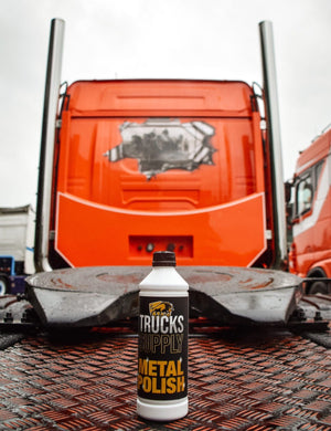 Metal Polish Resultaat Poetsen Uitlaat Traanplaat - Truckssupply 